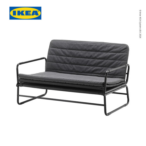 [EZO.0501577] IKEA HAMMARN Sofa Bed Knisa Abu-Abu Tua 120cm