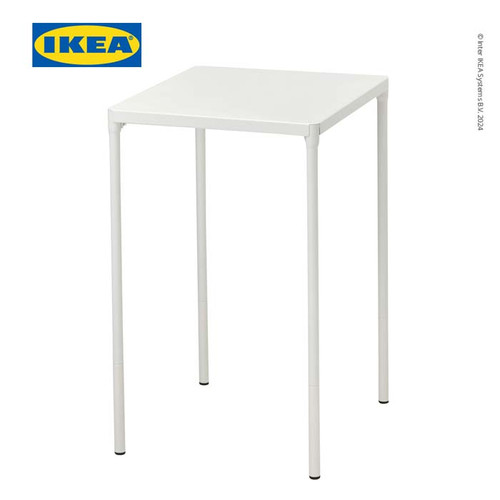 [EZO.0501578] IKEA FEJAN Meja Luar Ruangan Serbaguna Putih 50x44cm