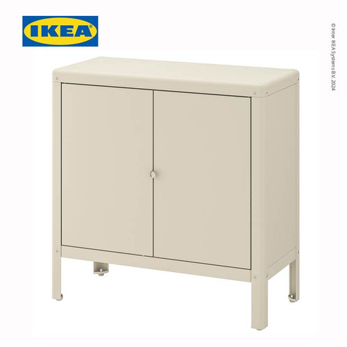 [EZO.0501583] IKEA KOLBJORN Kabinet Penyimpanan Dalam/Luar Ruang Krem 80x81cm