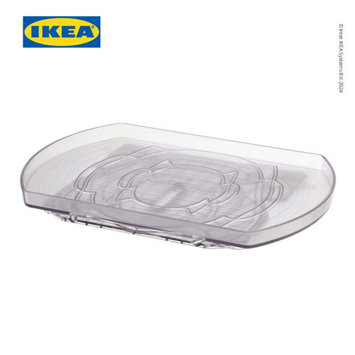 [EZO.0501589] IKEA SNURRAD Meja Penyimpanan Putar Transparan