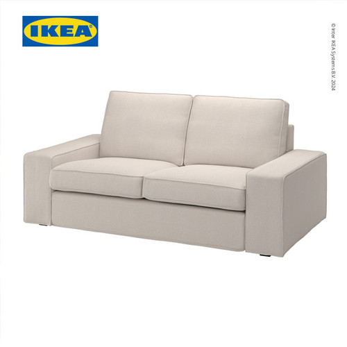 [EZO.0501592] IKEA KIVIK Sofa 2 Dudukan Nyaman Minimalis Krem Muda