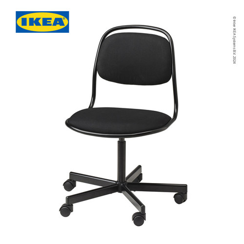 [EZO.0501594] IKEA ORFJALL Kursi Kantor / Kerja Putar Minimalis Kuat Hitam