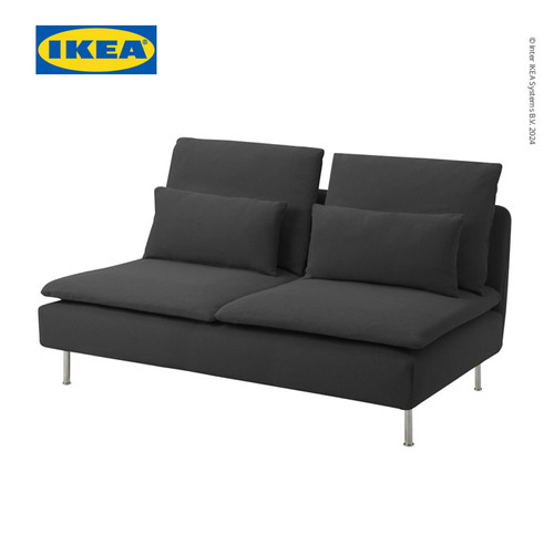 [EZO.0501596] IKEA SODERHAMN Sofa 3 Dudukan Minimalis Abu-Abu tua