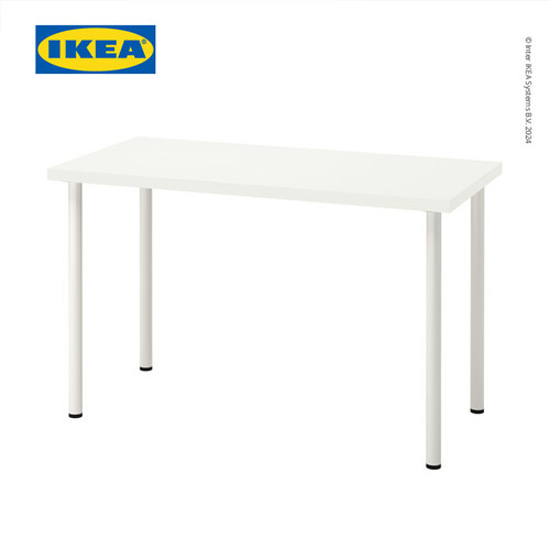[EZO.0501598] IKEA LAGKAPTEN/ADILS Meja Kerja/Belajar Minimalis Putih 120x60cm
