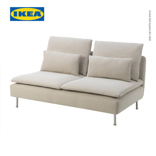[EZO.0501599] IKEA SODERHAMN Sofa 3 Dudukan Minimalis Krem Muda