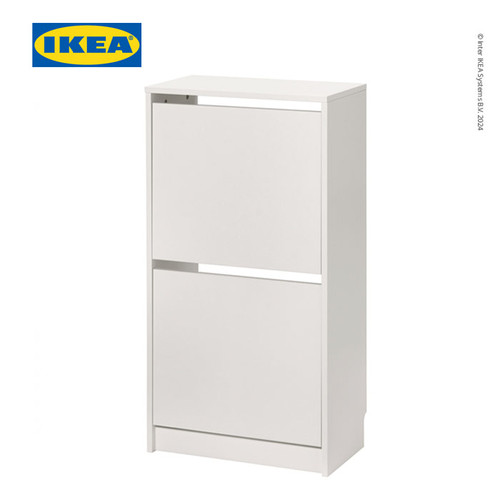 [EZO.0501609] IKEA BISSA Rak Kabinet Sepatu Dengan 2 Kompartmen 49x28x93 cm