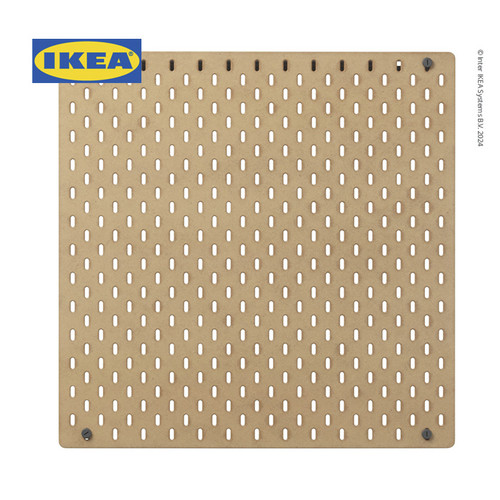 [EZO.0501618] IKEA SKADIS Papan Berlubang Pegboard Putih 56x56 cm
