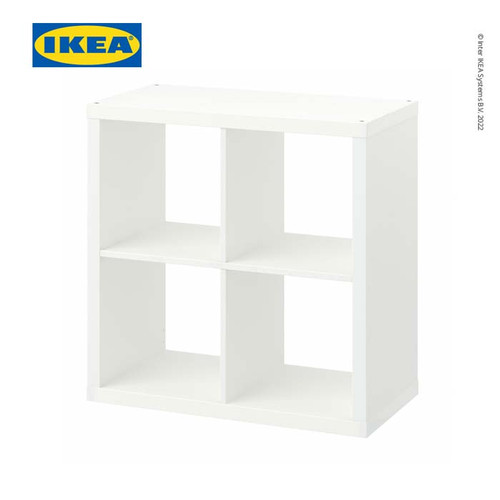 [EZO.0501633] IKEA KALLAX Rak Pajangan Minimalis Putih Berkualitas 77x77cm