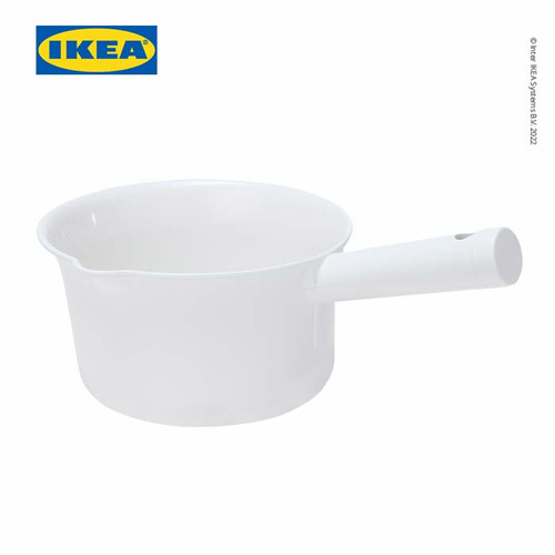 [EZO.0501640] IKEA GRUMLAN Gayung Air Putih 27x13cm