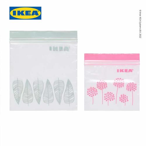 [EZO.0501641] IKEA ISTAD Kantong Plastik Klip Penyimpan 0,4L dan 1L Isi 60 pcs