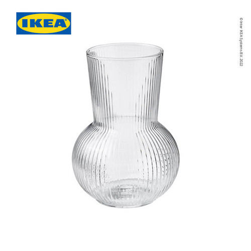 [EZO.0501646] IKEA PADRAG Vas Bunga Kaca Dekorasi Meja 17cm