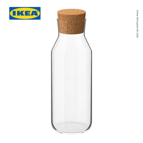 [EZO.0501652] IKEA 365+ Karafe Botol Bening 0.5L dengan tutup