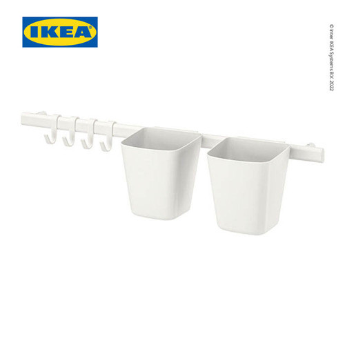 [EZO.0501660] IKEA SUNNERSTA Batang Beserta 4 Kait dan 2 Wadah