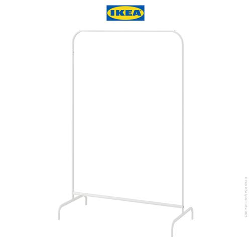 [EZO.0501663] IKEA MULIG Stand Gantungan Pakaian Putih 99x152 cm