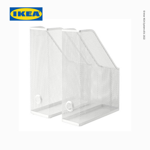 [EZO.0501671] IKEA DRONJONS Tempat Buku Majalah 32x26x10 cm Isi 2Pcs