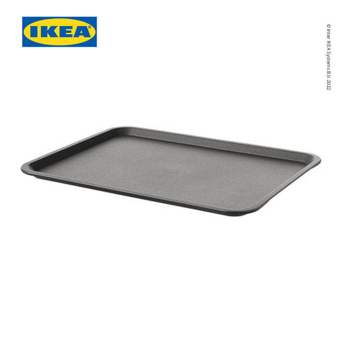[EZO.0501676] IKEA TILLGANG Nampan Plastik 37x29 cm Abu-Abu