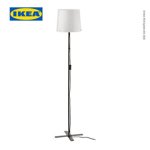[EZO.0501686] IKEA BARLAST Lampu Lantai 150cm Hitam / Putih