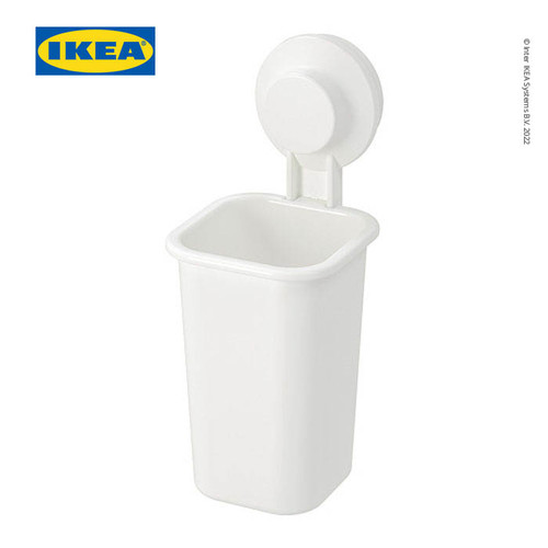 [EZO.0501690] IKEA TISKEN Tempat Sikat Gigi Tempel Dinding