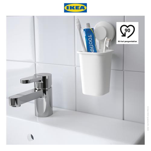[EZO.0501690] IKEA TISKEN Tempat Sikat Gigi Tempel Dinding