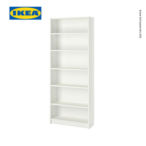 [EZO.0501696] IKEA BILLY Rak Buku Minimalis Putih Berkualitas 80x28x202 cm