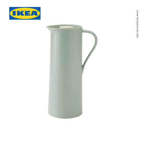 [EZO.0501722] IKEA BEHOVD Termos Kopi dan Teh Hijau Muda/Krem 1l