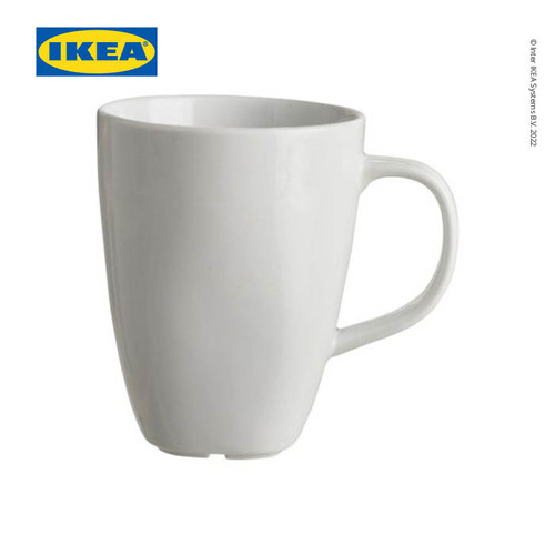 [EZO.0501725] IKEA VARDERA Cangkir Kopi atau Teh 30 cl Putih