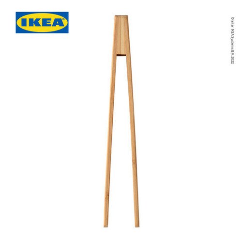 [EZO.0501733] IKEA OSTBIT Penjepit Makanan Saji Bahan Bambu