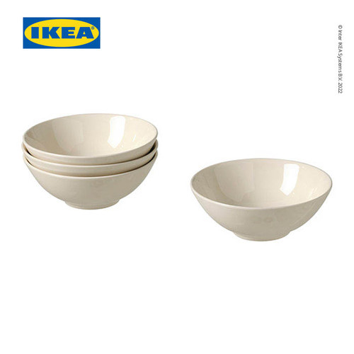 [EZO.0501734] IKEA FARGKLAR Mangkuk Matt 16cm Isi 4Pcs