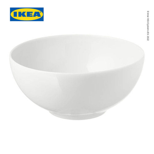 [EZO.0501736] IKEA 365+ NN BOWL Mangkuk Tepi Bulat Putih 16cm