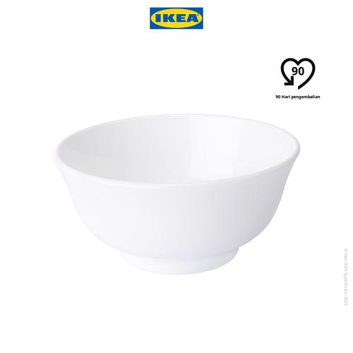 [EZO.0501737] IKEA OFTAST Mangkuk Nasi Keramik Putih 11cm