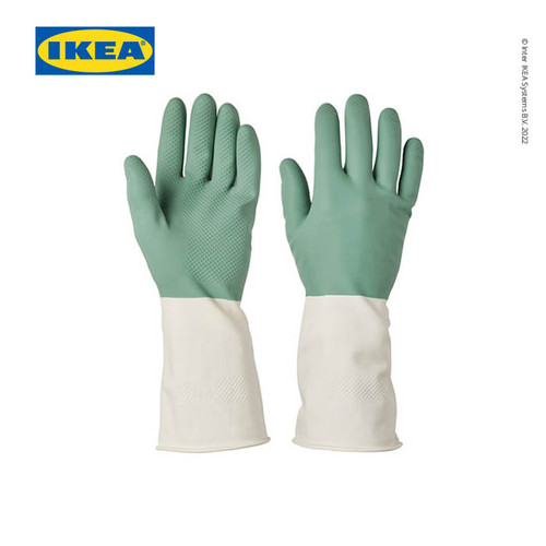 [EZO.0501739] IKEA RINNIG Sarung Tangan Pembersih Hijau Ukuran M Isi 2Pcs