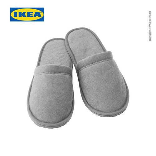 [EZO.0501764] IKEA TASJON Sandal Rumah Slip Nyaman Abu-Abu