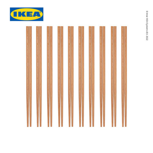 [EZO.0501774] IKEA MEDHJALPARE Sumpit Makan Bambu 10 pcs
