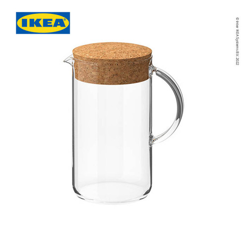 [EZO.0501775] IKEA 365+ JUG Botol Bening 1.5L dengan tutup