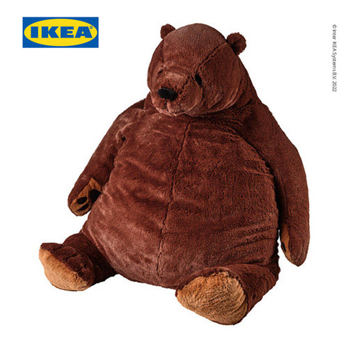 [EZO.0501781] IKEA DJUNGELSKOG Boneka Beruang Besar Coklat