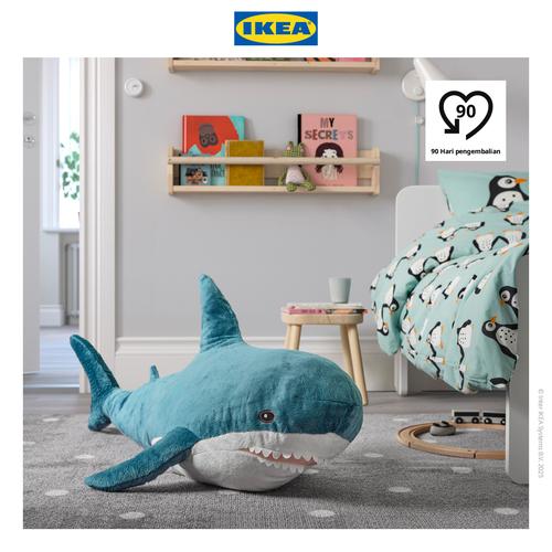 [EZO.0501783] IKEA BLAHAJ Boneka Ikan Hiu Besar 100 cm