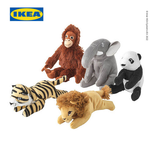 [EZO.0501790] IKEA DJUNGELSKOG Boneka Bayi Bentuk Aneka Binatang 14 cm