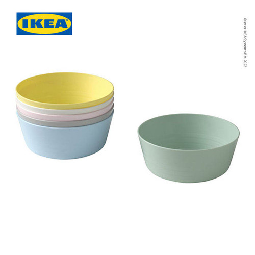 [EZO.0501797] IKEA KALAS Mangkok Bayi Warna-Warni Isi 6pcs BPA Free