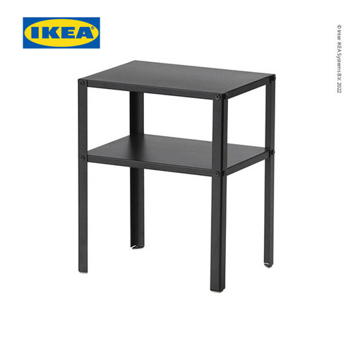 [EZO.0501812] IKEA KNARREVIK Meja Samping Tempat Tidur Bahan Baja 37x28 cm