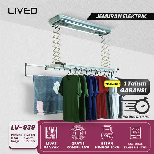 [EZO.6000008] Electric Laundry Automatic Jemuran lifting Electric LV-939 (ELLA)