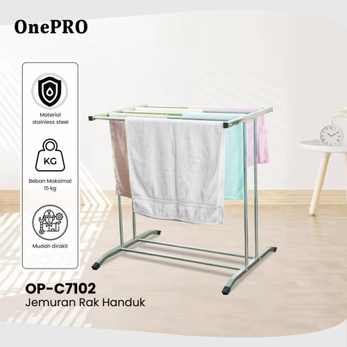 [EZO.6000014] Towel Rack Rocky Jemuran Handuk OP-A7102