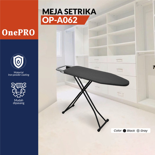 [EZO.6000026] Meja Setrika Lipat Baju Onepro OP-A062 / Alas Setrika Baju Meja Gosok