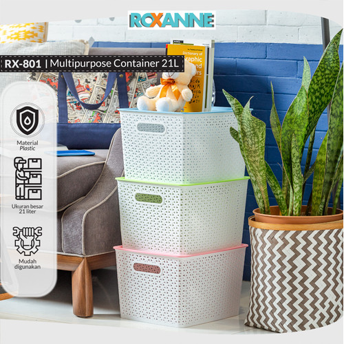 [EZO.6000056] ROXANNE Multipurpose Container Box 21L RX801