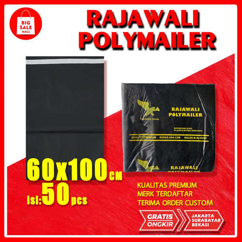 [EZO.6200020] Plastik Polymailer Rajawali 60x100 isi 50pcs Rajawali Olshop Packing