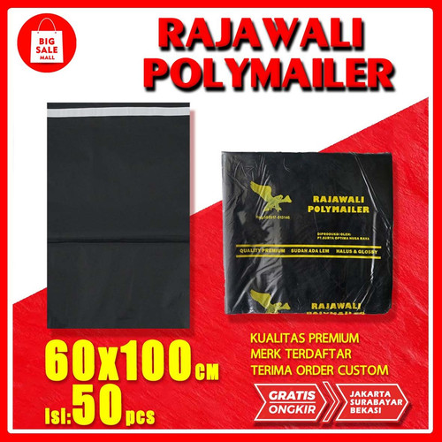 [EZO.6200027] Plastik Polymailer 60 x 100CM isi 50pcs RAJAWALI Olshop Tebal +Perekat