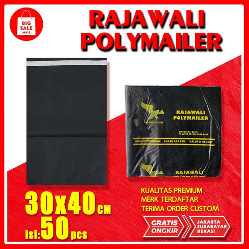 [EZO.6200031] Plastik Polymailer RAJAWALI 30 x 40CM isi 50 pcs Olshop Tebal +Perekat