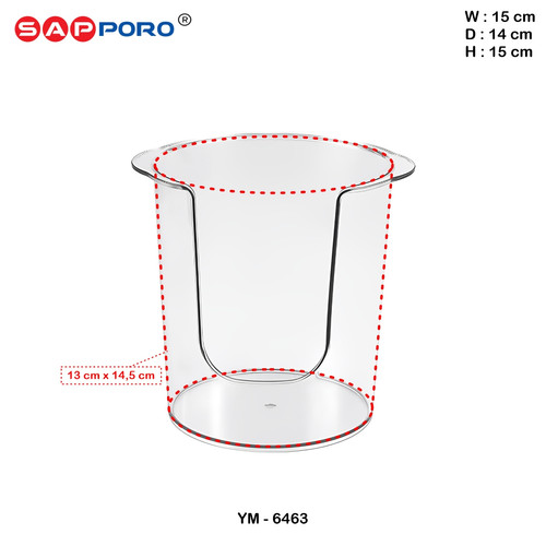 [EZO.6800106] SAPPORO HOPEN - Tempat Penyimpan Piring dan Mangkuk | Dishes Holder