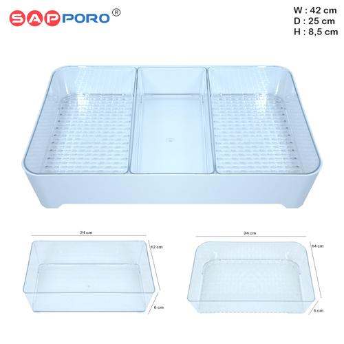 [EZO.6800112] SAPPORO LISALMI - Kotak Makanan Multifungsi | Food Container