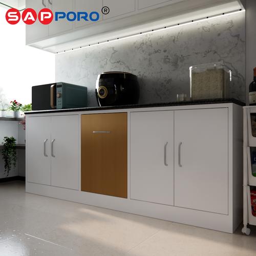 [EZO.6800117] SAPPORO LINGEN - Lemari Dapur | Kitchen Cabinet Besi Meja Piring Furniture