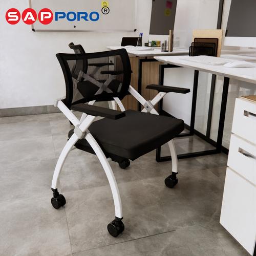 [EZO.6800077] SAPPORO VEJLE - Kursi kantor | Kursi Jaring | Office Chair Besi Plastik